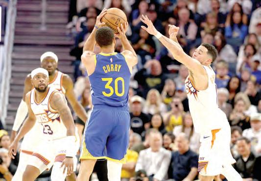 CURRY, GSW DOWN SUNS
