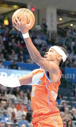 SHAI SHINES FOR OKC