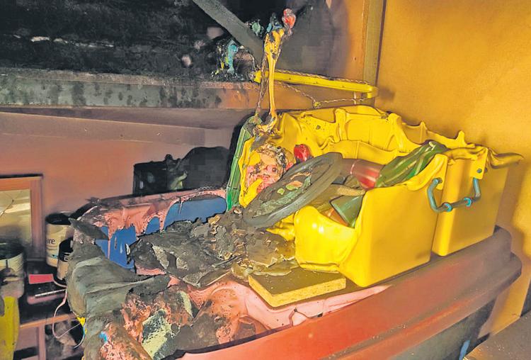 Groot skade na brand by Klipdrift Crèche