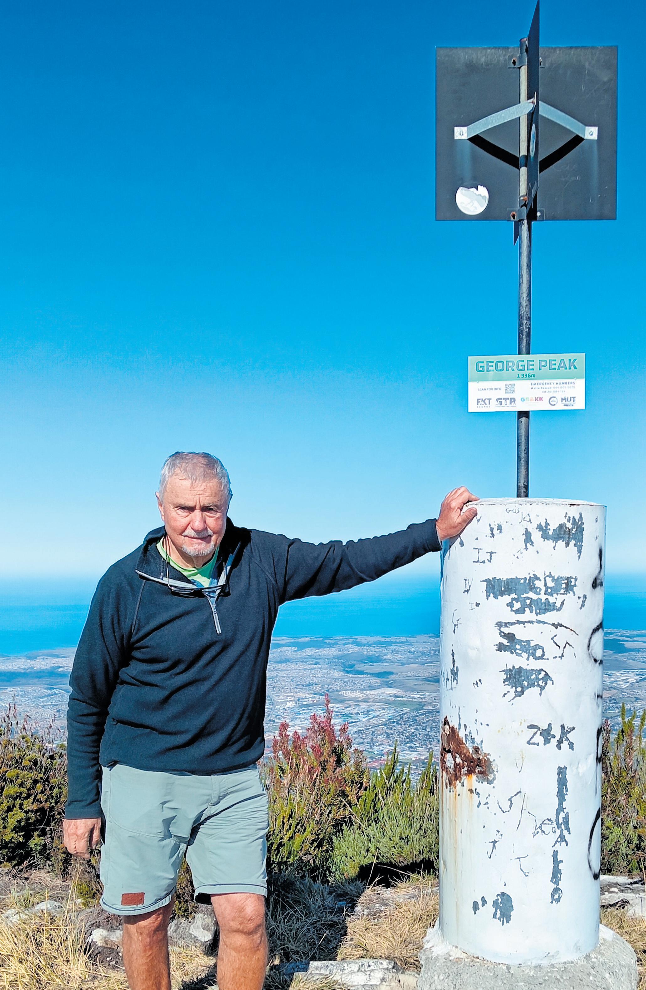 Octogenarian conquers George Peak