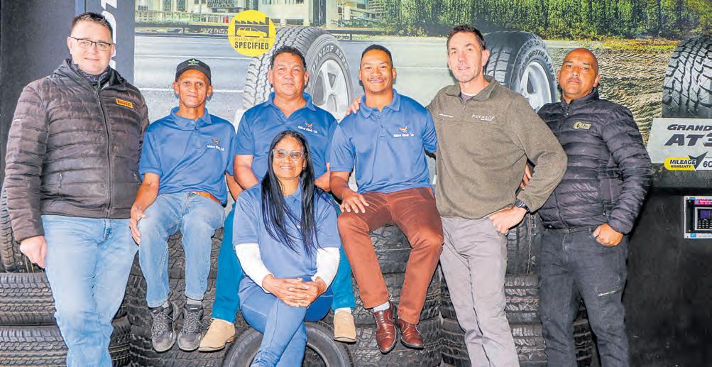 Atlete reg vir Palm Tyres se plat en vinnige roete