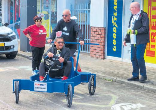 Education officials take on 'Amazing Race' challenge