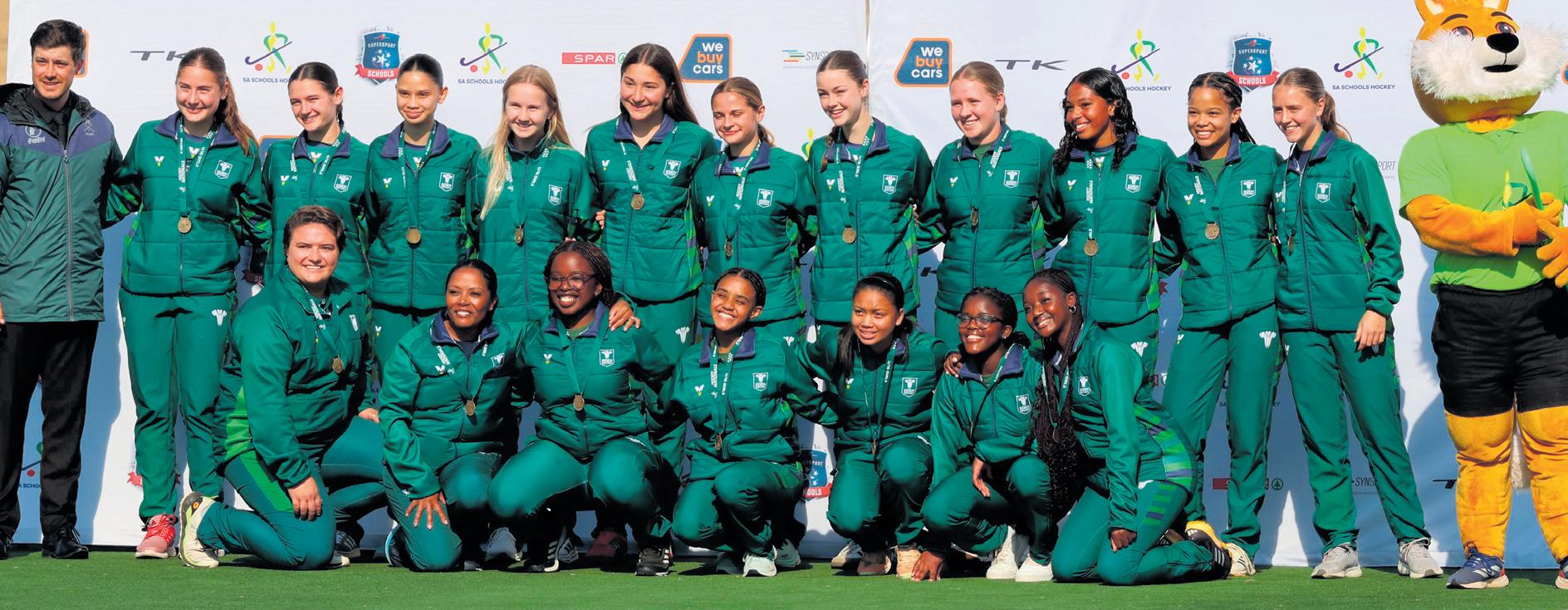 Eden girls' U16 hockey team hit podium after 11-year wait