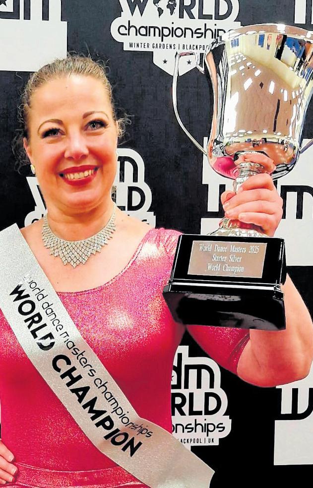 Local talent wins world line dancing title