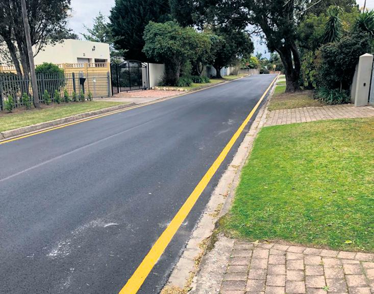 Please reconsider Tarentaal Road's yellow line extension