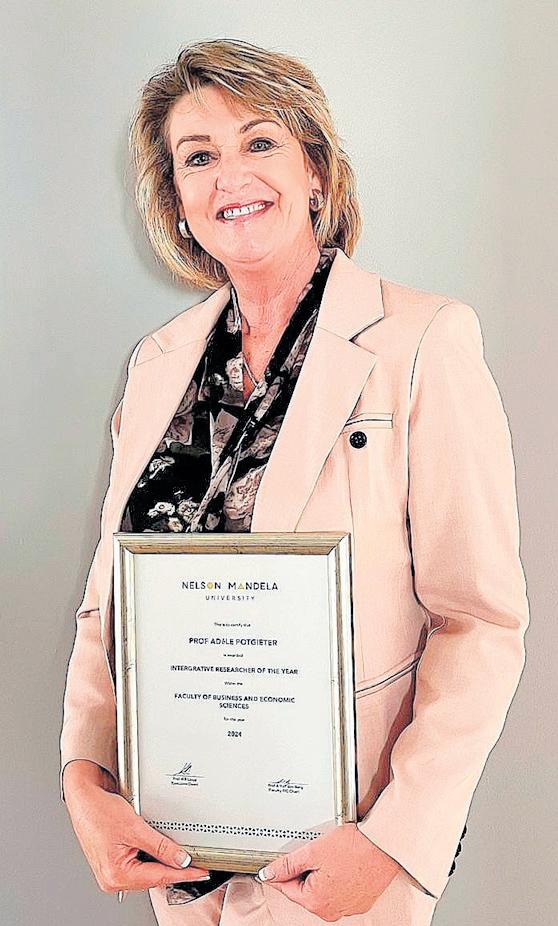 Prof Adele Potgieter earns award for research