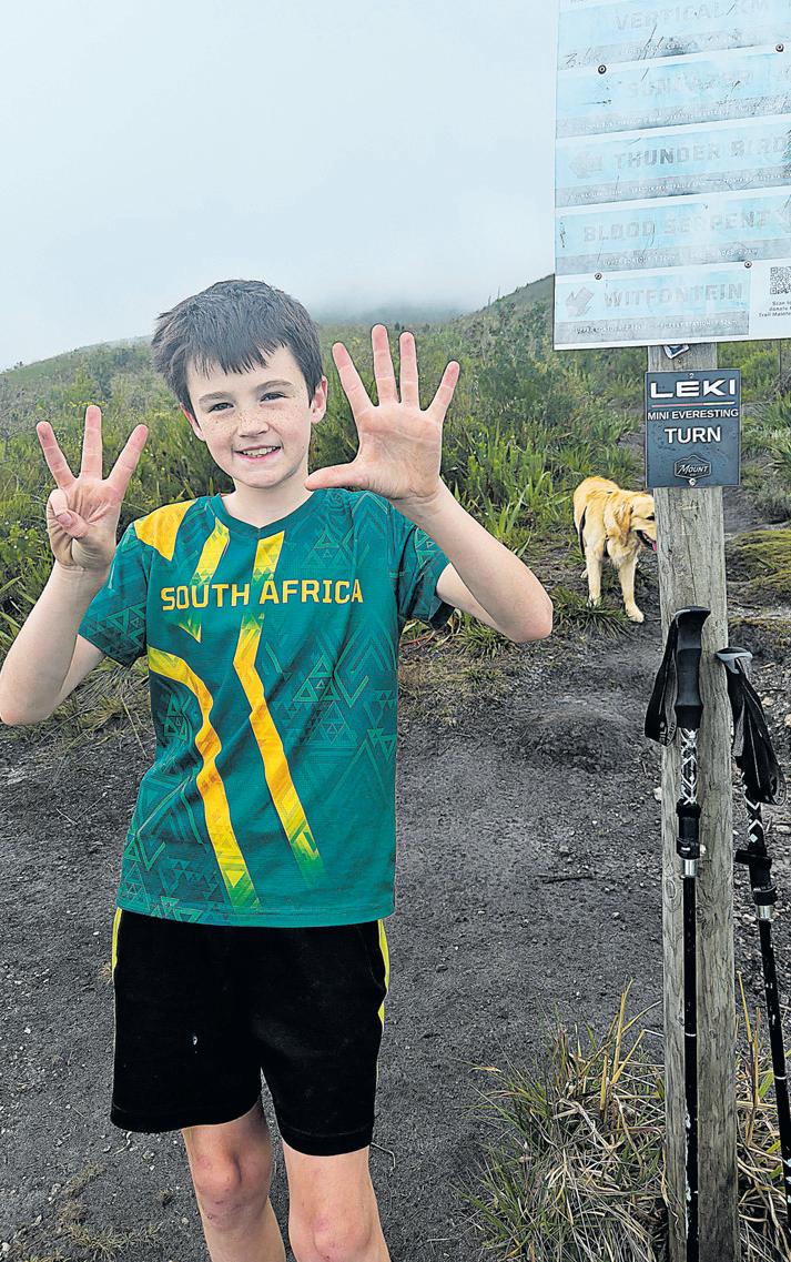 10-year-old conquers Mini Everest Challenge