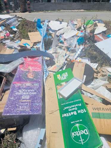 Nasty surprise for staff dumping trash illegally