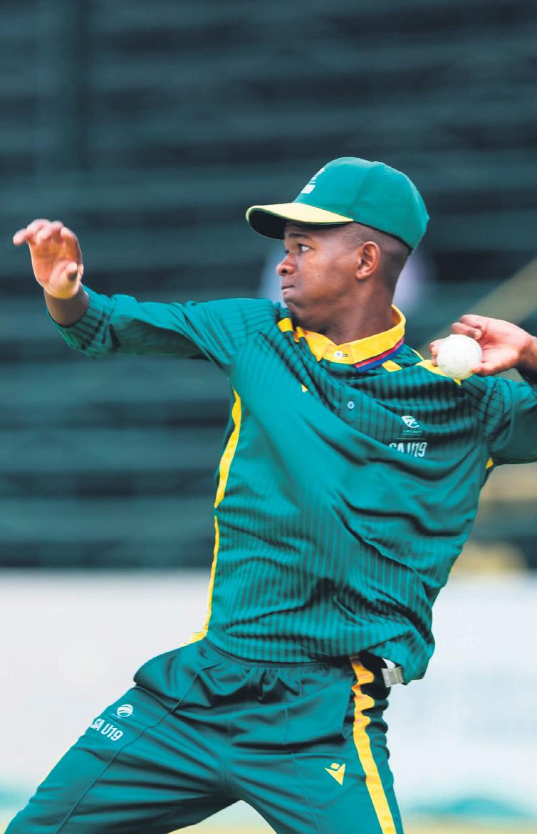 Enathi Kitshini included in Junior Proteas for Men's Cricket World Cup