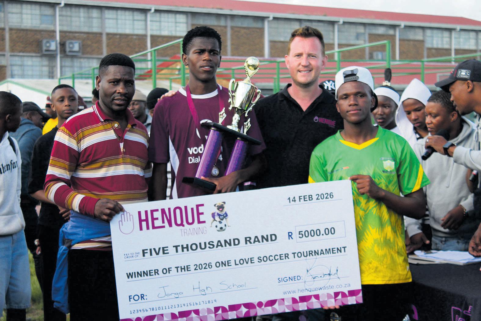 Jonga High crowned tournament champions