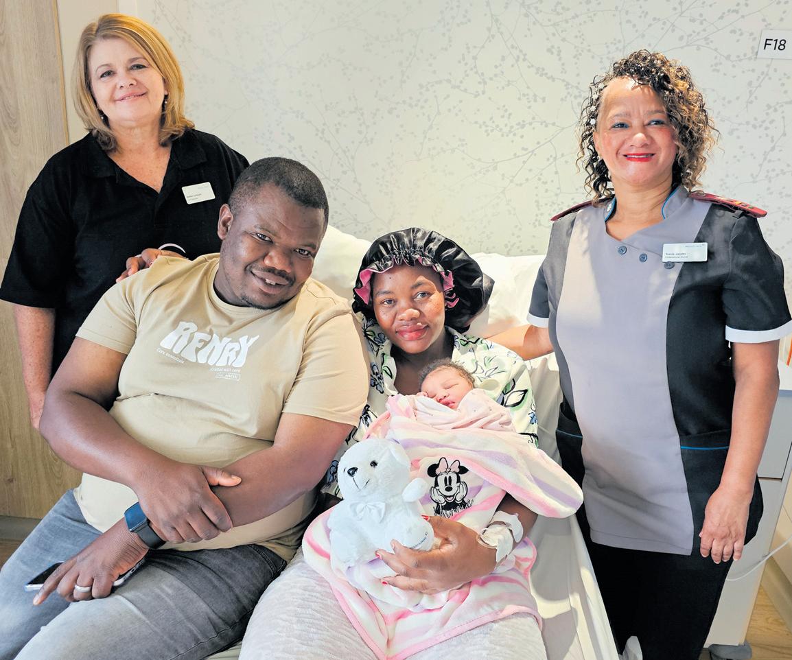 Tiny girl 1st baby born at new Mediclinic