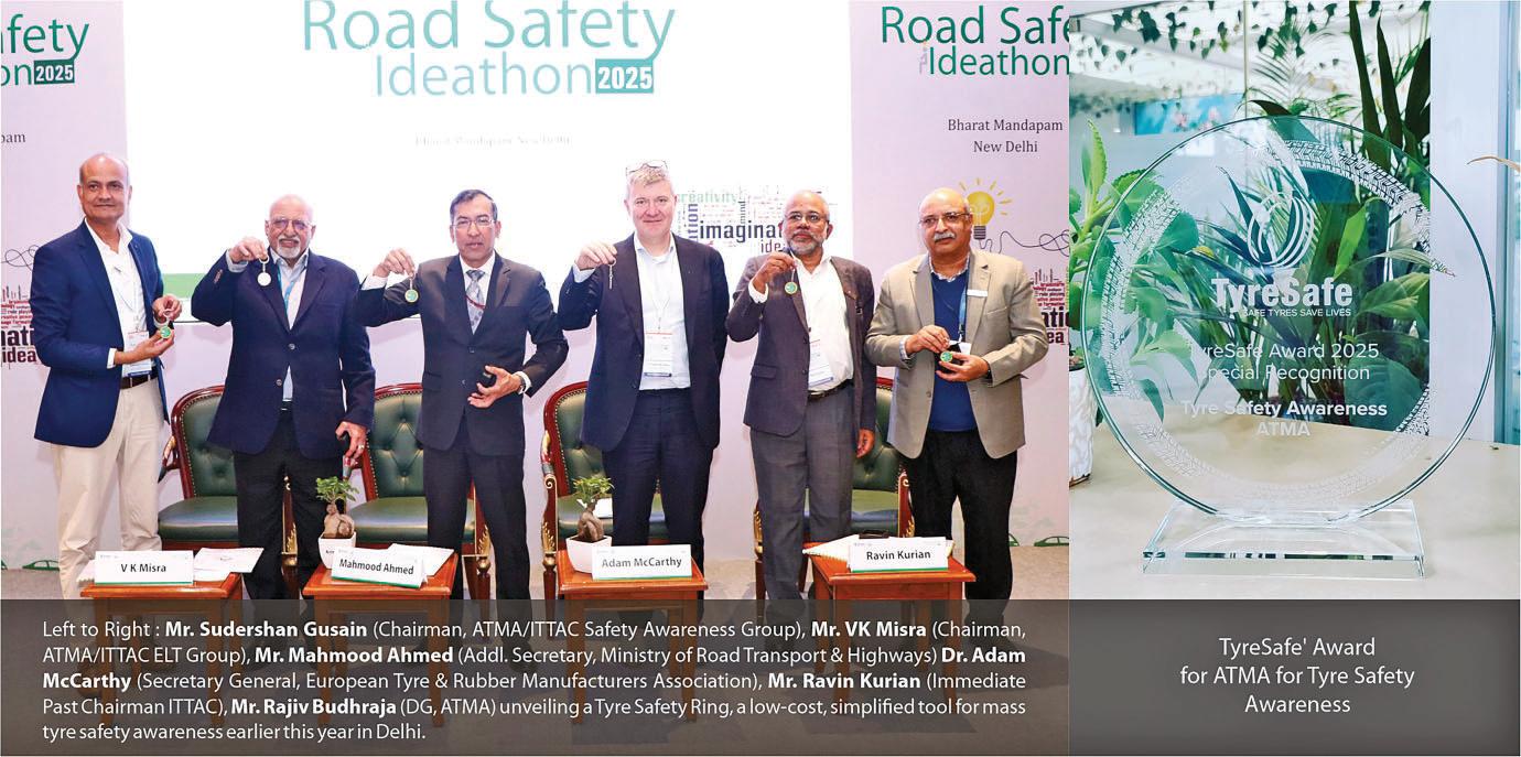 ATMA Receives International Honour for Tyre Safety Awareness