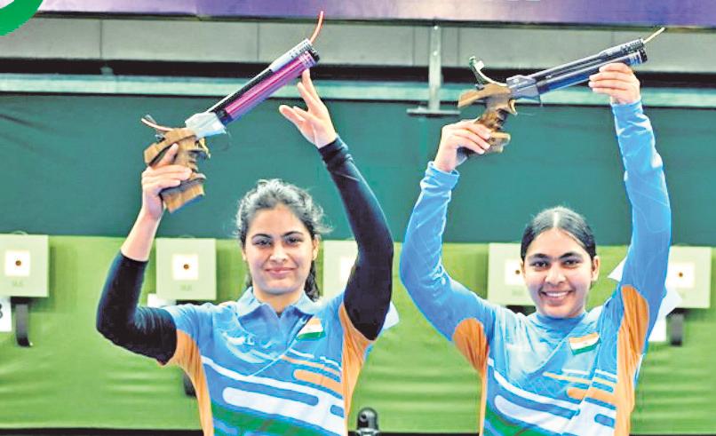 ISSF: Suruchi wins gold, silver for Manu