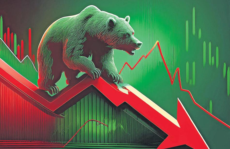 Markets snap 7-day rally, end lower