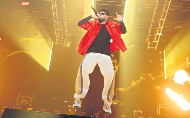 Rapper Badshah rocks Hyderabad