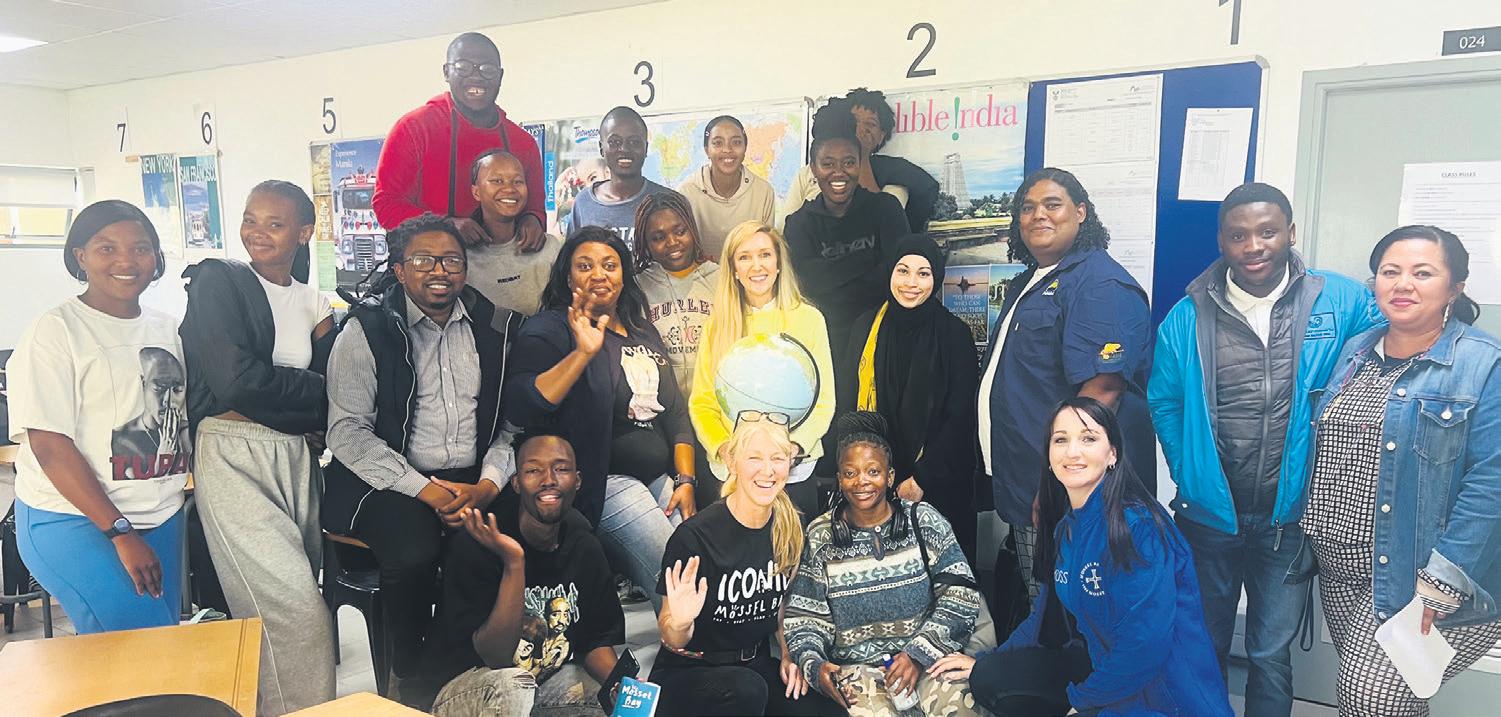 Knowledge shared with tourism students of South Cape College