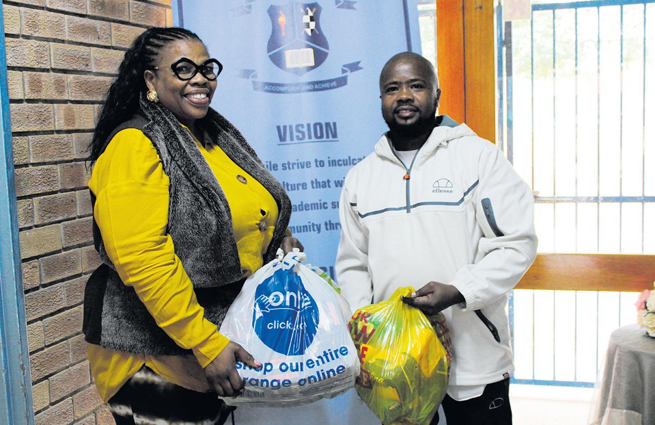 School receives sanitary pads