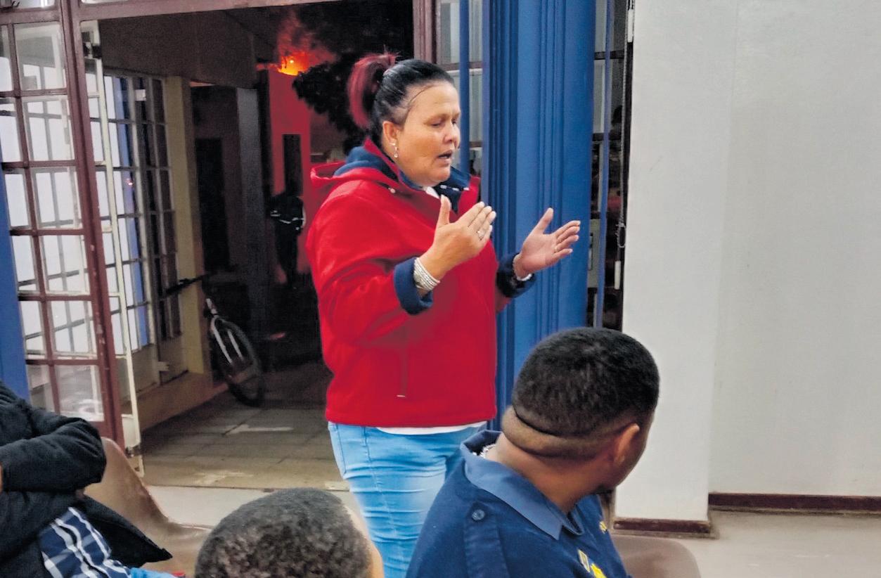 Dysselsdorp GPF-inligtings- imbizo goed bygewoon