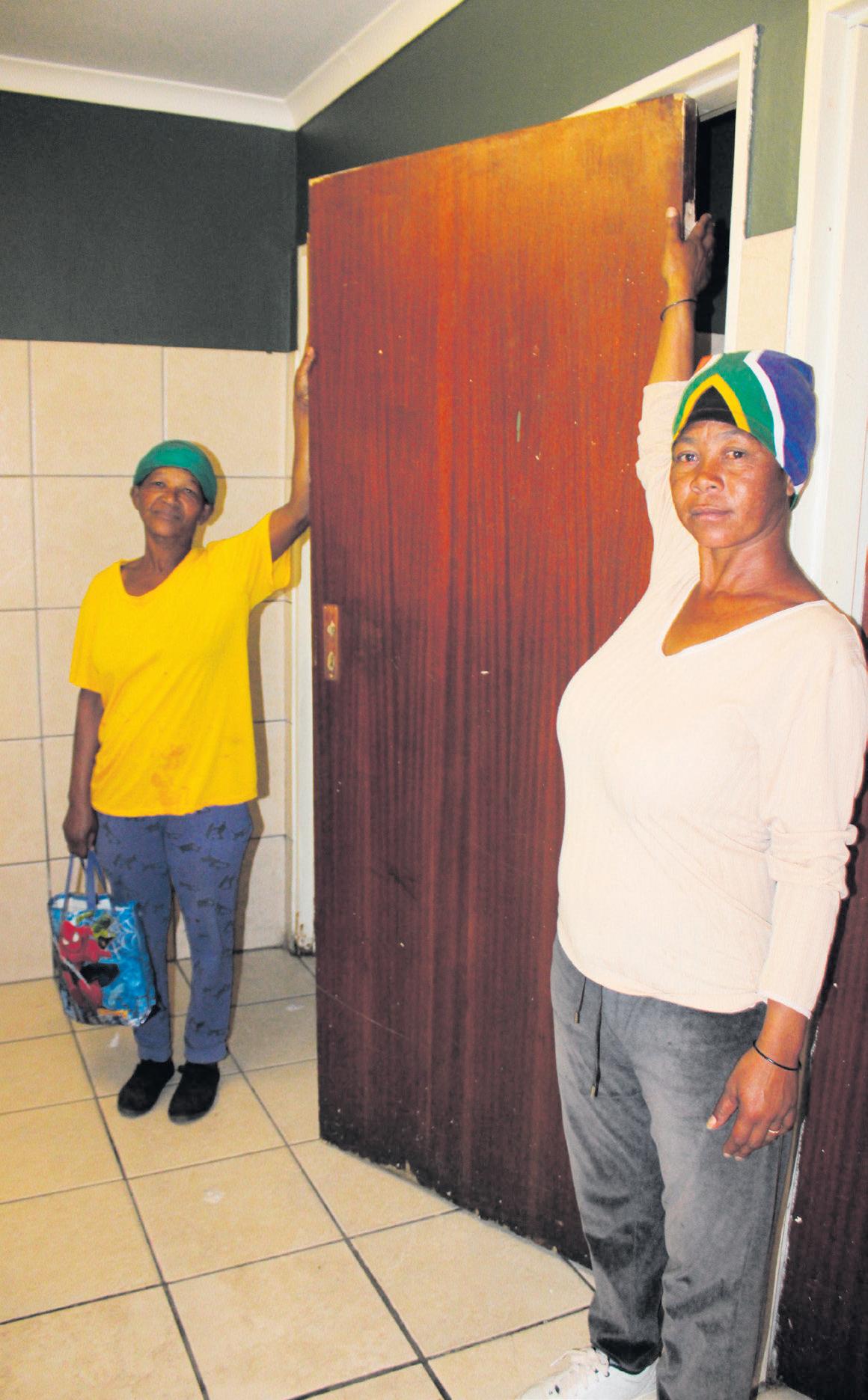 Munisipale toilette in haglike toestand