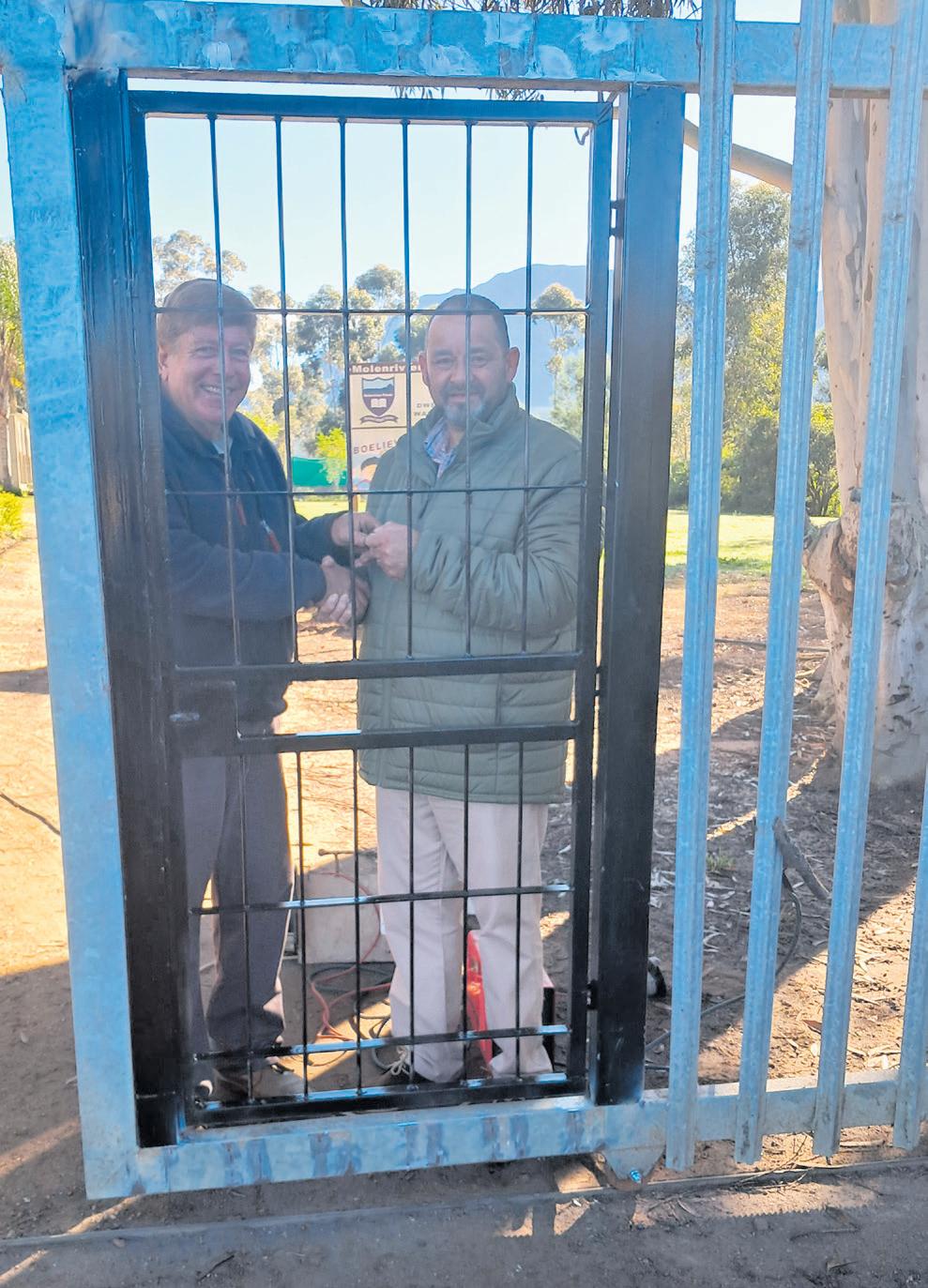 Nuwe toegangshek vir leerders by Molenrivier Primêr