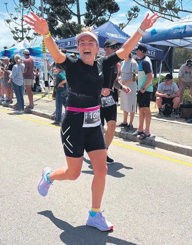 Plaaslike atlete skitter by Ironman 70.3 Mosselbaai