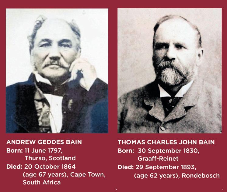 The man behind Prince Alfred's Pass - Bain legacy