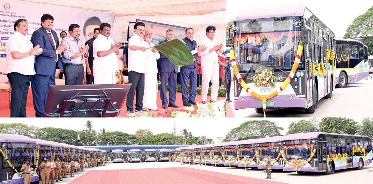 சென்னையில் 120 மின்சாரப் பேருந்துகள் இயக்கம்!