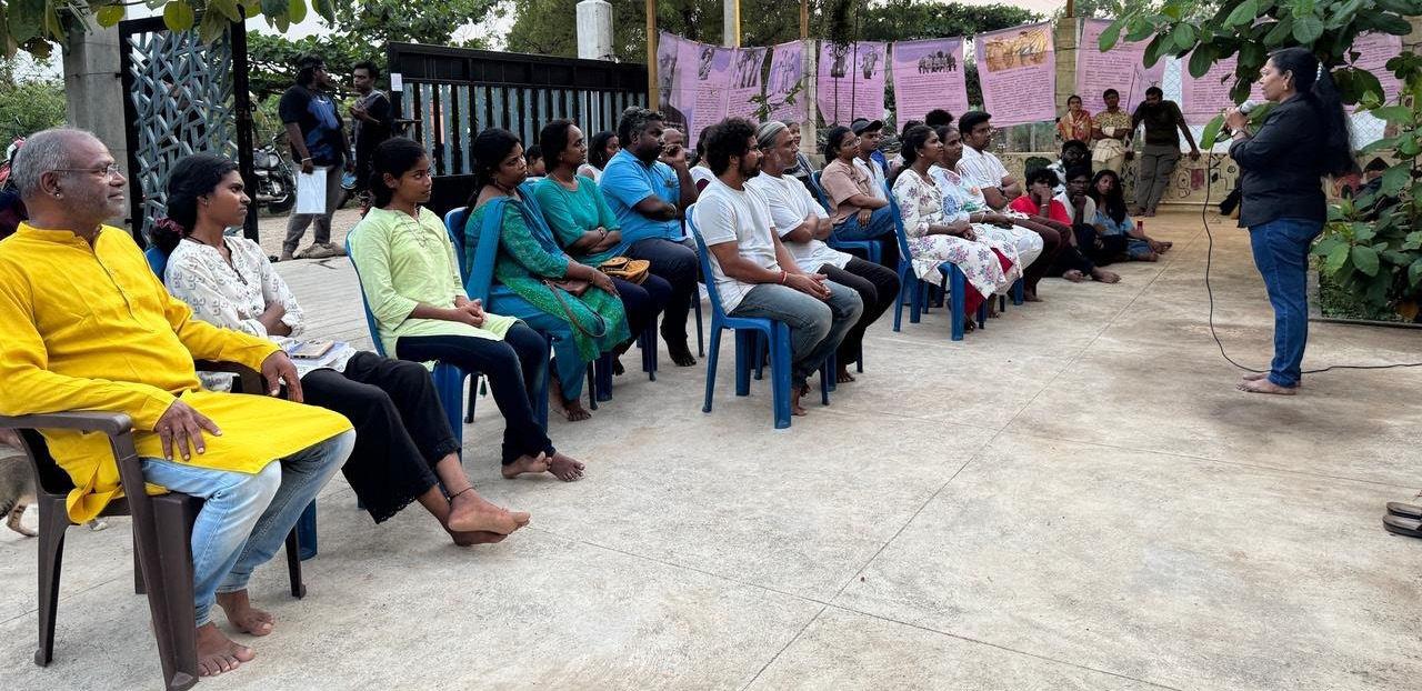 பொம்மையார்பாளையம் கூழாங்கல் குழந்தைகள் நூலகம் அமைப்பு சார்பில் சமத்துவம் பழகுவோம் நிகழ்ச்சி