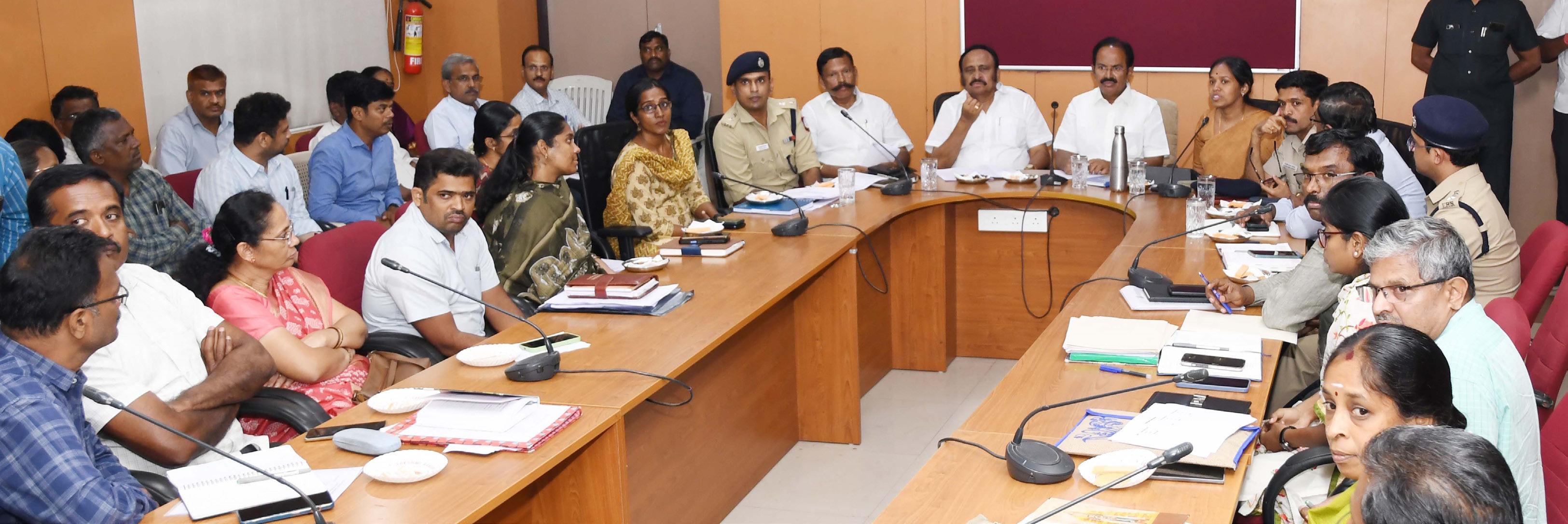 சேலத்துக்கு முதலமைச்சர் வருகையையொட்டி முன்னேற்பாடு பணி குறித்து ஆலோசனைக்கூட்டம்