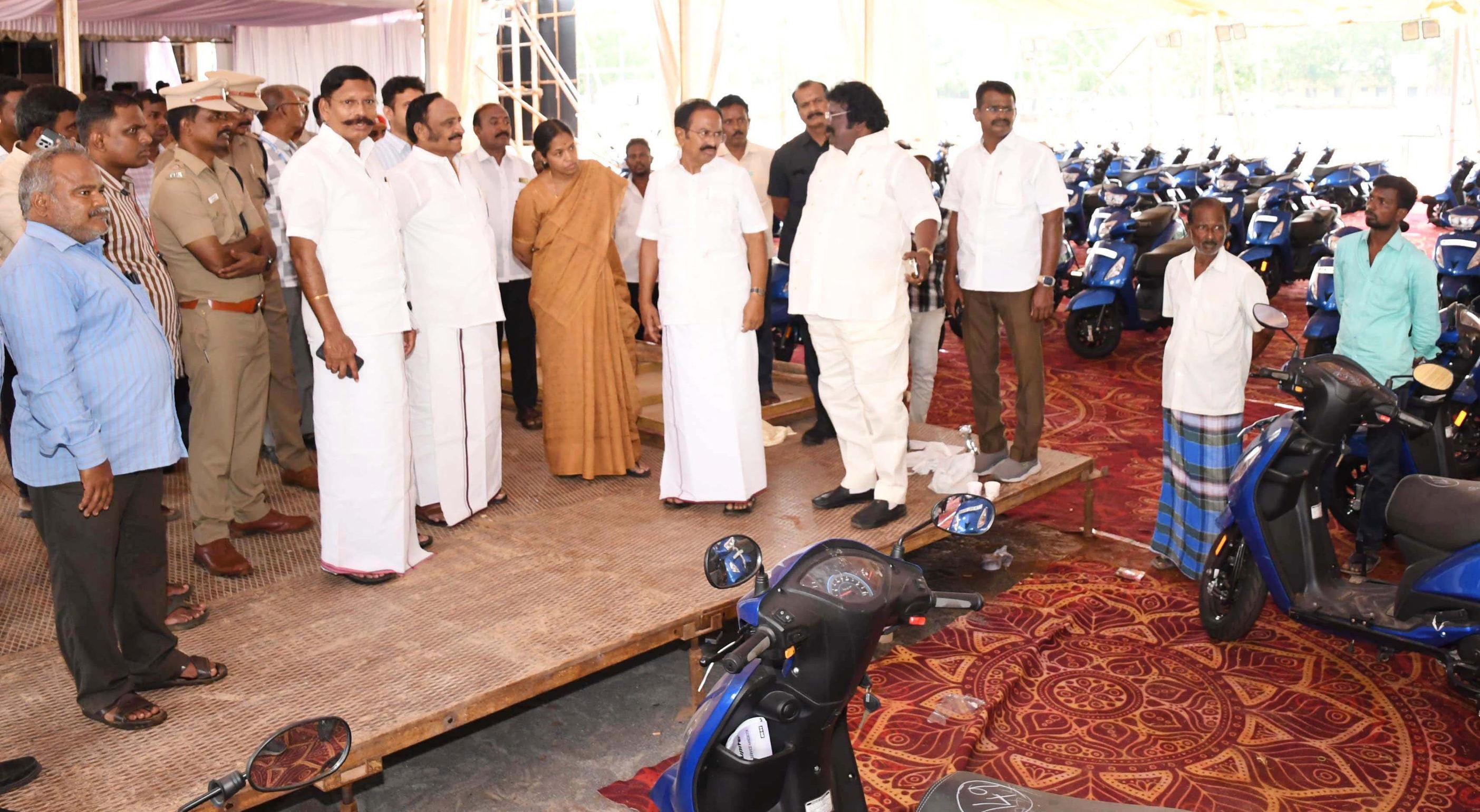 முதல்வர் வருகையையொட்டி சேலத்தில் முன்னேற்பாடு பணிகளை சுற்றுலாத்துறை அமைச்சர் ராஜேந்திரன் ஆய்வு