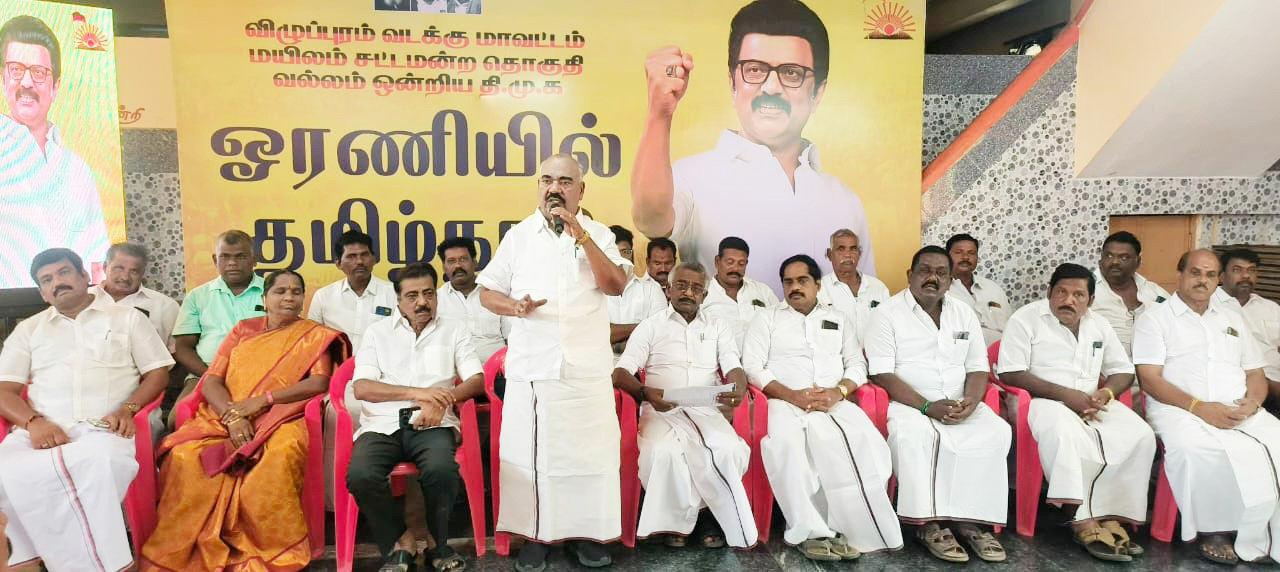 வல்லம் ஒன்றியத்தில் ஓரணியில் தமிழ்நாடு செயலி மூலம் உறுப்பினர் சேர்ப்பு பயிற்சி கூட்டம்