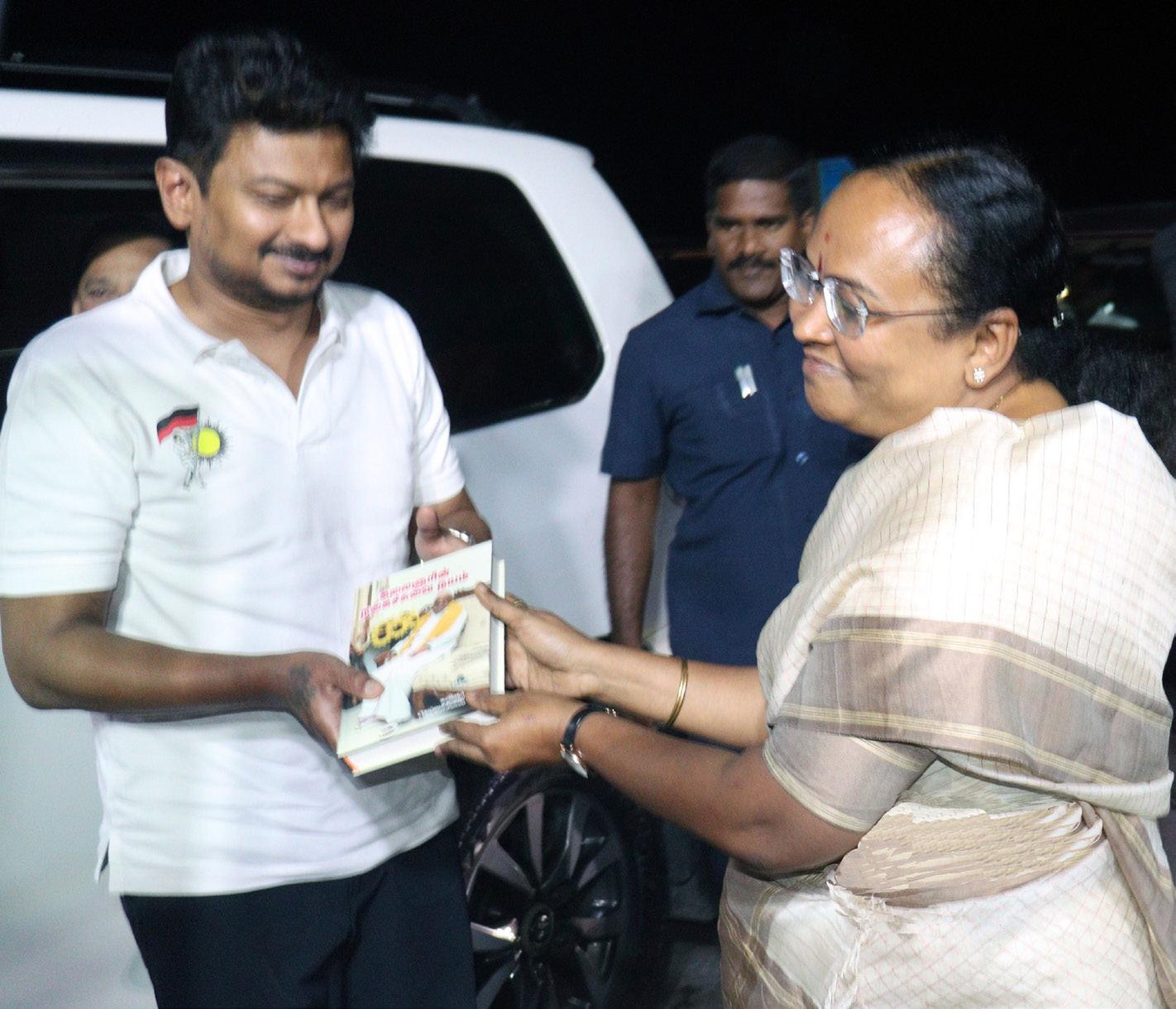 துணை முதலமைச்சருக்கு வரவேற்பு என்டிஎஸ்ஓ நிறுவனர் பிரபாகர் பிறந்த நாள் விழா