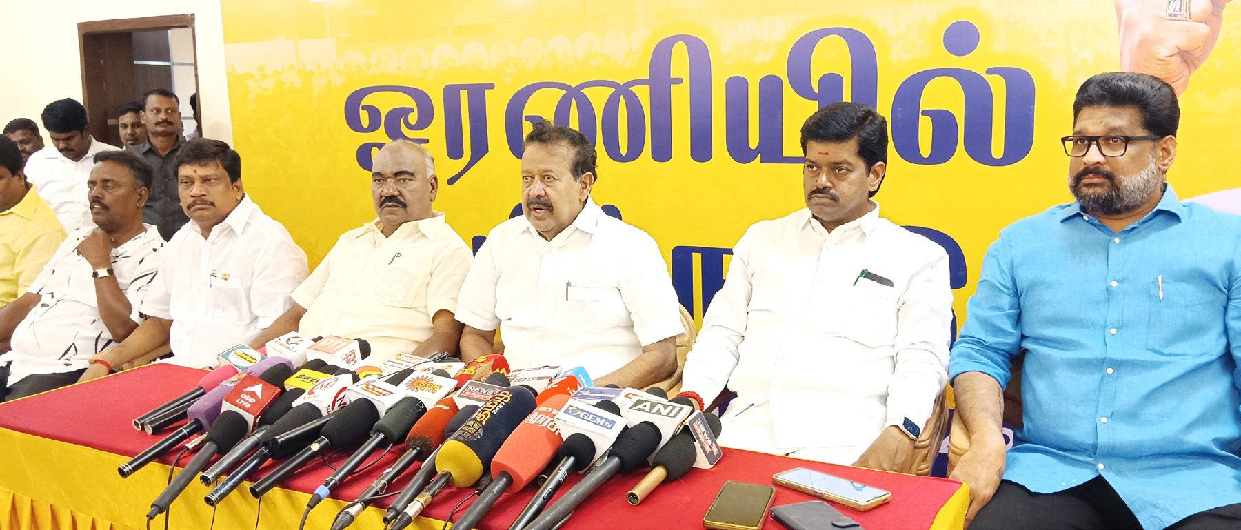 மக்களைக் காக்கவே ஓரணியில் தமிழ்நாடு இயக்கத்தை திமுக தொடங்கியிருக்கிறது-பொன்முடி எம்.எல்.ஏ. பேச்சு