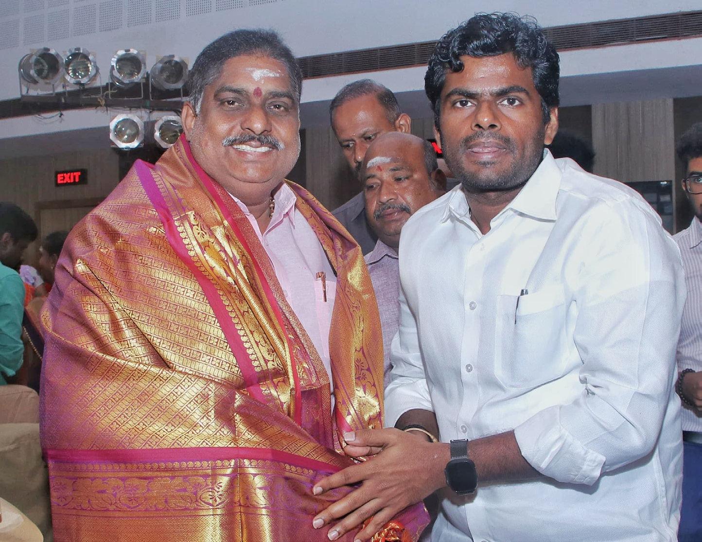 அமைச்சர் நமச்சிவாயத்திற்கு அண்ணாமலை வாழ்த்து