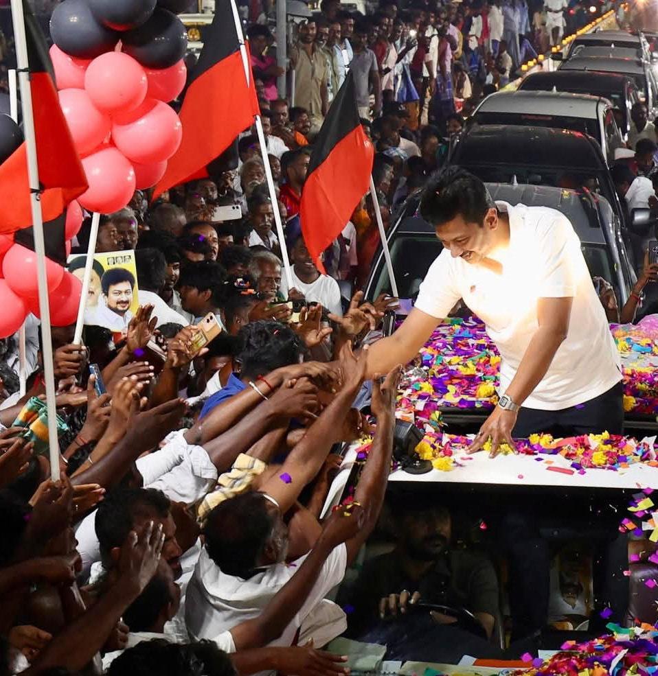 துணை முதலமைச்சர் உதயநிதி ஸ்டாலினுக்கு விழுப்புரம் வடக்கு மாவட்ட திமுக சார்பில் வரவேற்பு