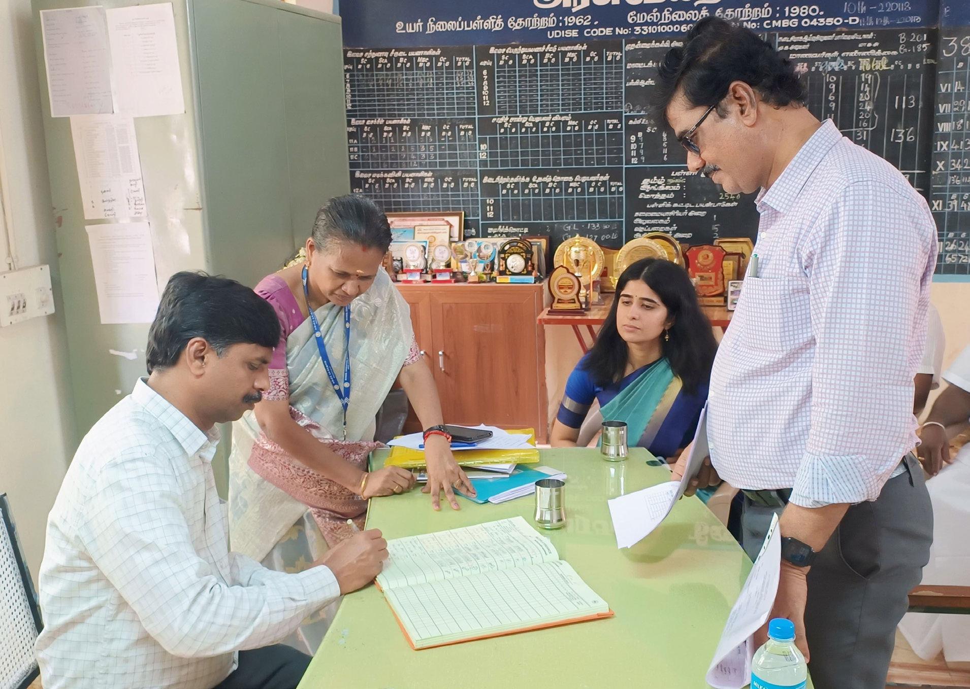 மொடக்குறிச்சி ஊராட்சியில் வளர்ச்சி திட்ட பணிகள் குறித்து ஆட்சியர் ஆய்வு