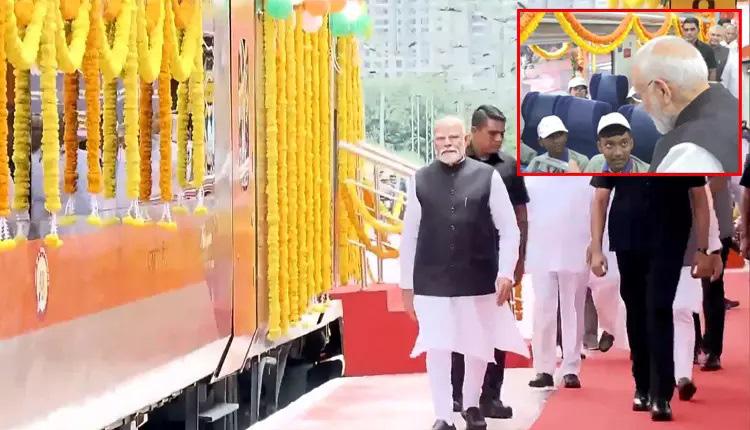 3 வந்தே பாரத் ரயில் சேவை: பிரதமர் மோடி தொடங்கி வைத்தார்