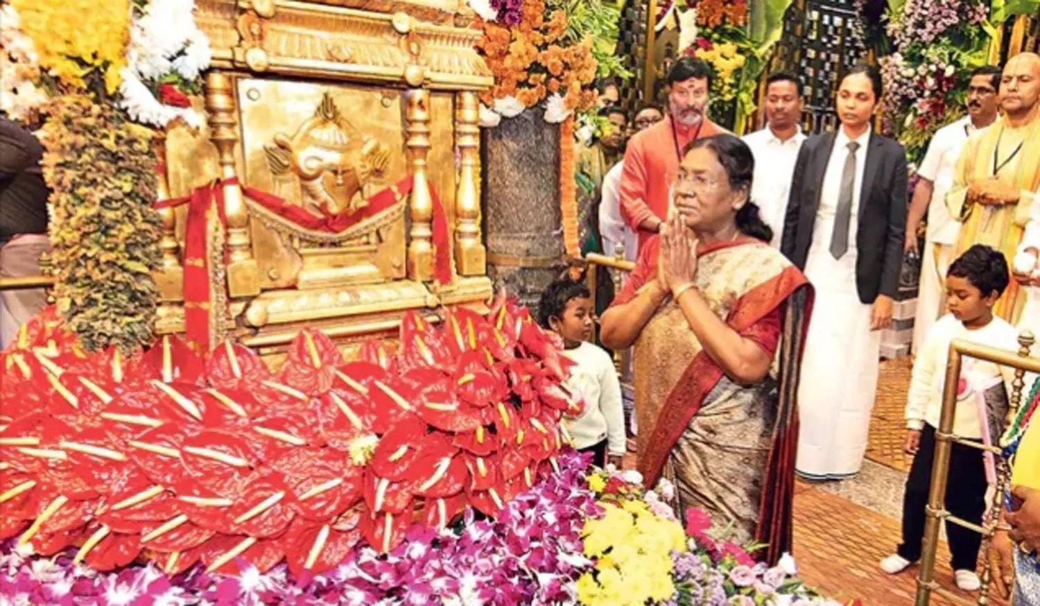 திருச்சானூர் பத்மாவதி தாயார் கோவிலில் ஜனாதிபதி திரவுபதி முர்மு வழிபாடு