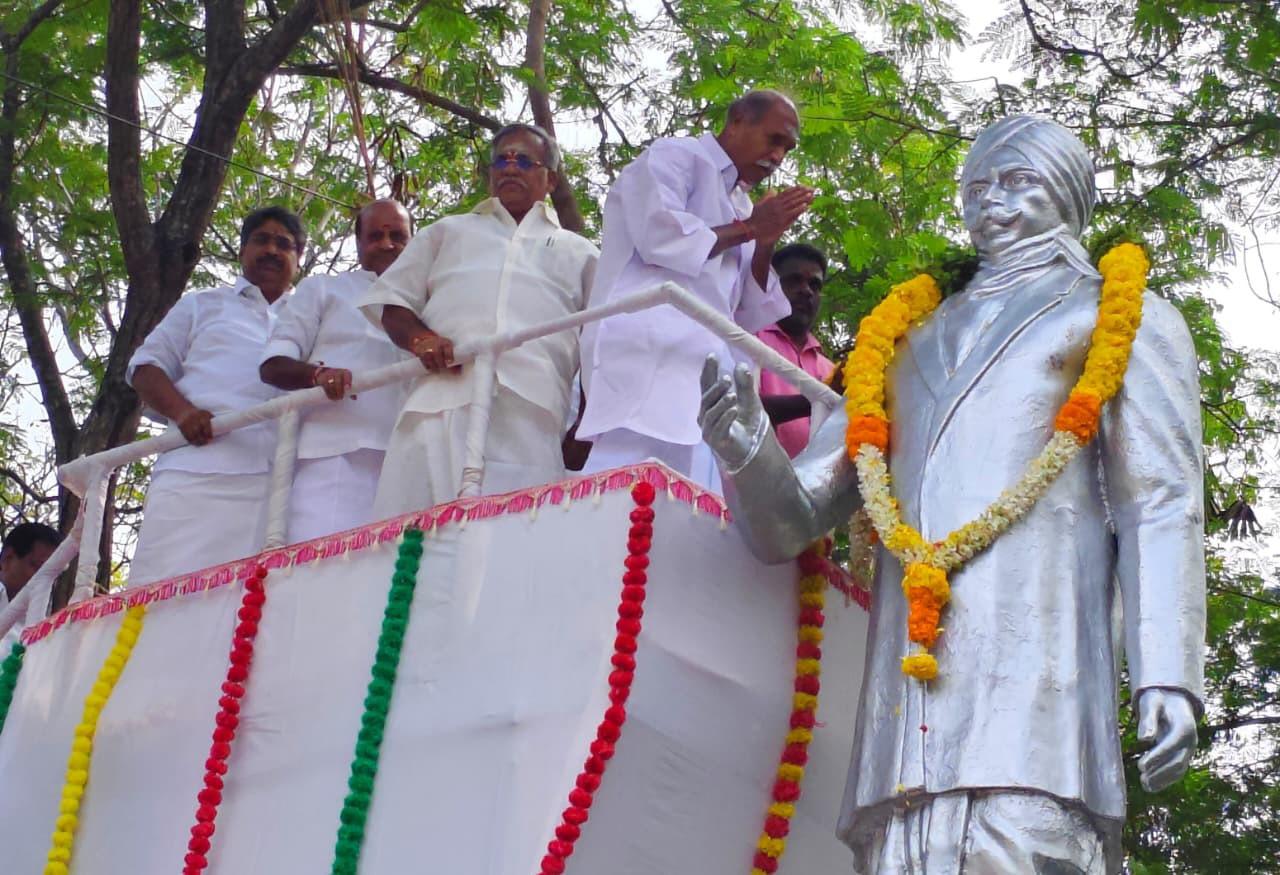 புதுச்சேரி அரசு சார்பில் மகாகவி சுப்பிரமணிய பாரதியார் பிறந்த நாள் விழா