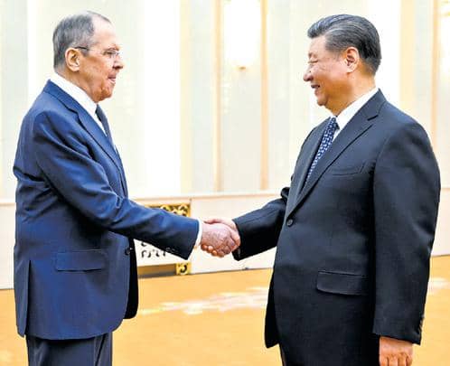 Xi Meets Russian FM In A Sign Of Mutual Support