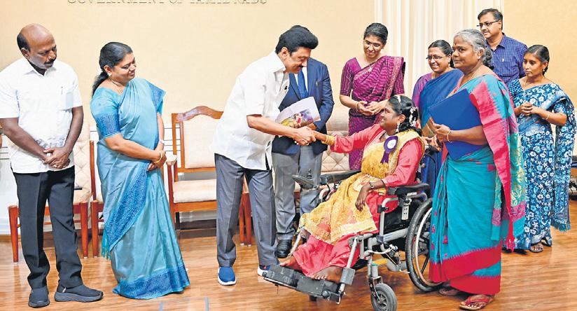 CM Stalin flags off mobile therapy units for disabled