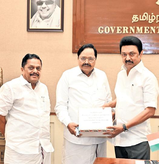 Fengal relief works: DMK MLAs donate 1-month salary