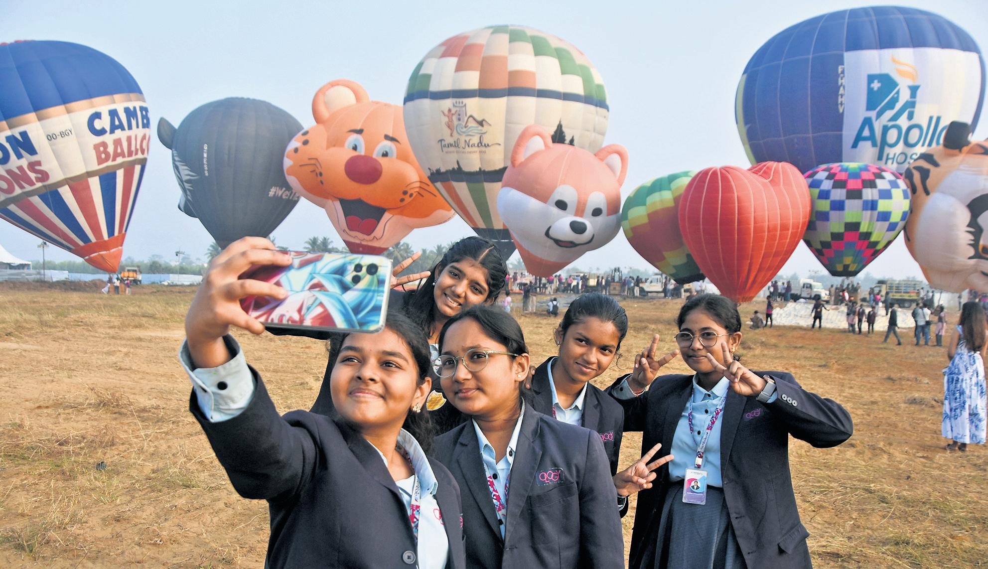 Balloons from 8 countries light up city skies