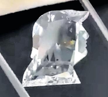 Gift to US: Surat bizman creates Trump replica in lab-grown diamond