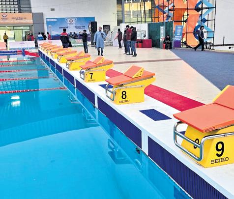 Teething issues in swimming