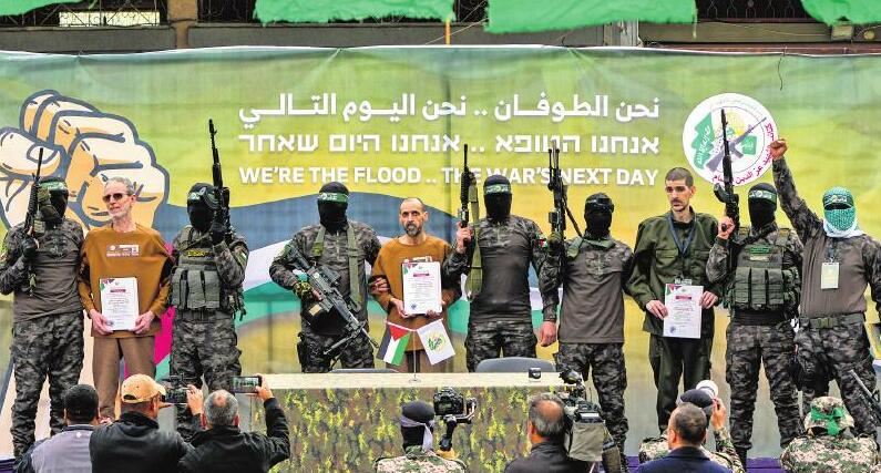 In latest round, 3 Israeli hostages, 183 Palestinian prisoners freed