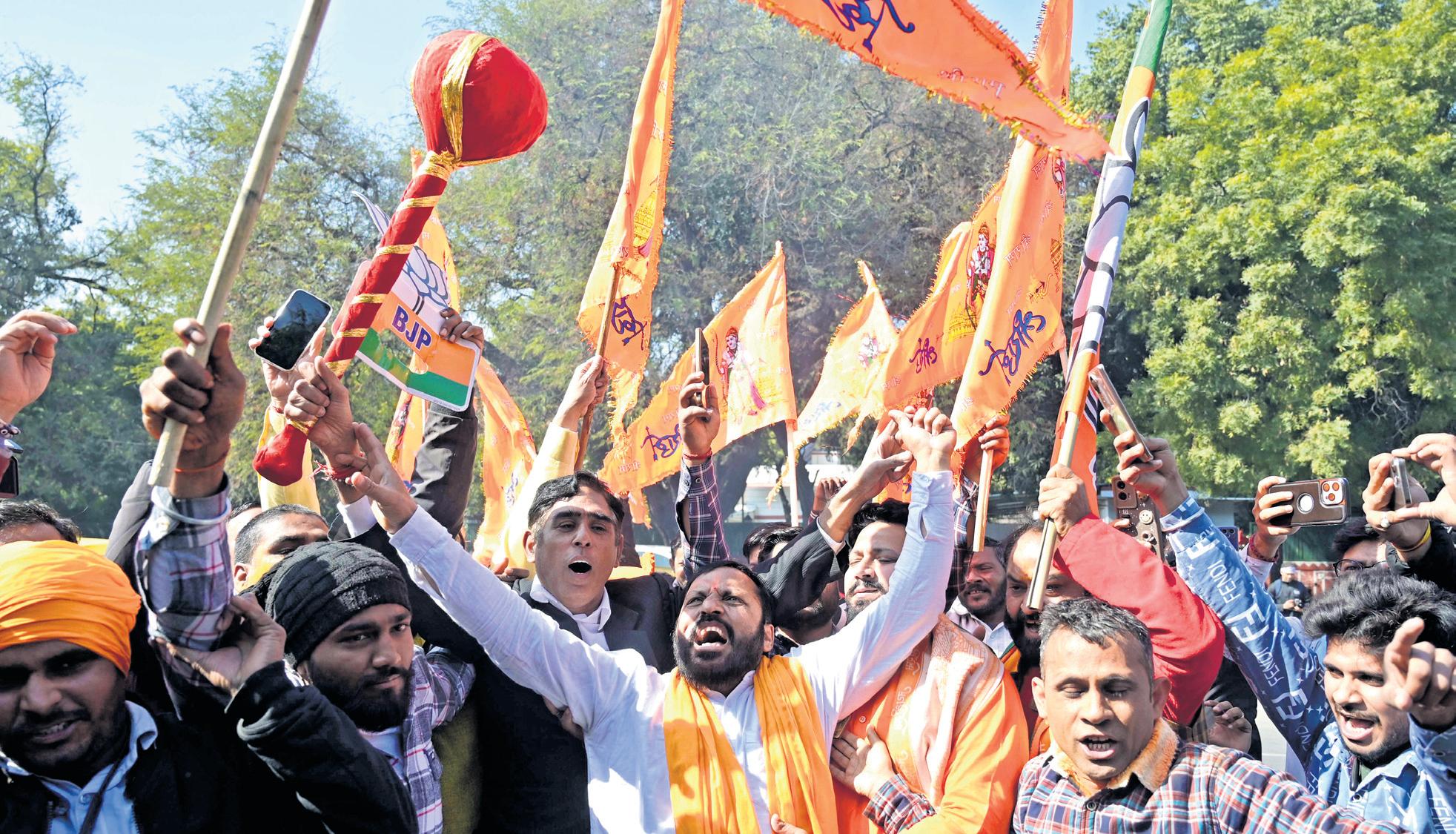 BJP BETS BIG ON AAP CORRUPTION