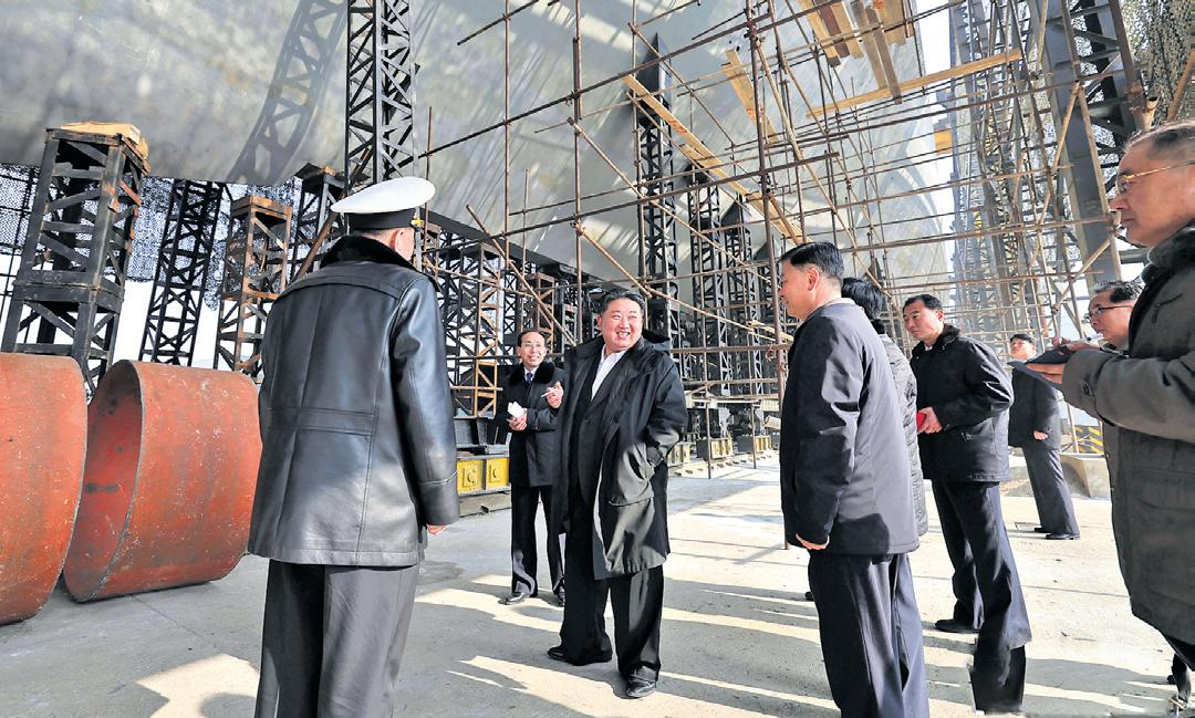 North Korea unveils nuclear-powered submarine