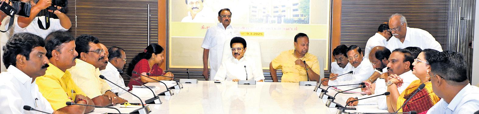 DMK MPs to take up delimitation in Parl, reach out to leaders of 7 states