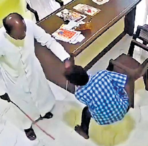 Clips of principal caning student go viral, probe on
